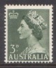 ⭕1953 - Australia QUEEN ELIZABETH II Qe2 Definitive Green - 3d Single Stamp MNH⭕ - Ongebruikt