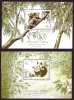 ⭕1995 - Australia CHINA Joint Issue Panda Koala - (2) Miniature Sheets Stamps MNH⭕ - Hojas Bloque