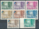 AFGANISTAN 1962 UN HEADQUARTERS IN NEW YOUR SC# 618-622,C29-31 IMPERF  VF MNH - Afghanistan