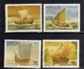 PORTOGALLO - PORTUGAL 1990 NAVI VELIERI IMBARZAZIONI A VELA - SHIPS SAIL BOATS -  BARCOS A VELA MNH - Ungebraucht