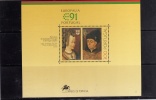 PORTOGALLO - PORTUGAL 1991 EUROPALIA MNH FOGLIETTO - Unused Stamps