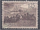 NORWAY 1977 Fishing Industry - 1k.25 -From The Herring Fishery (after Photo By S. A. Borretzen) FU - Gebraucht