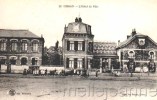 Cpa Hirson (02) Hotel De Ville - Animée - Ed LS - Vve Bonnat - Hirson