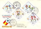 Hungary 1982 FDC Football World Cup In Spain Complete Set And Souvenir Sheet (on Three Covers) - 1982 – Espagne