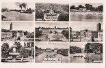 Karlsruhe, Bahnhof, Rathaus, Schloss, Strandbad U.a., Um 1940 - Karlsruhe