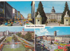 Karlsruhe, Kaiserstraße, Schloss, Wasserspiele, Marktplatz, Um 1965 - Karlsruhe