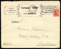 1932 Uruguay Cover Sent From Farmacia "Roma".  Druggist, Pharmaceutics, Pharmacy. (Zb05068) - Apotheek