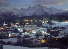 Winterabend In Flims - Waldhaus - Blick Gegen Die Signina - Viaggiata Formato Grande - Flims