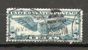 ETATS-UNIS ( P Aérienne) 30c Bleu 1939 N°25 - 1a. 1918-1940 Oblitérés