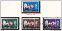 Brunei Memorial Issue Churchill Queen Elizabeth 4 Perf MNH - Sir Winston Churchill