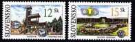 Slovakia 2001 Mi 391-392 ** Historical Sights - Unused Stamps