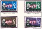 Bahamas Memorial IssueChurchill  Queen Elizabeth 4 Perf MNH - Sir Winston Churchill