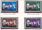 FIJI Memorial Issue Churchill Queen Elizabeth 4 Perf MNH - Sir Winston Churchill