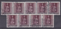 LIECHTENTEIN - 352 Obli (9 Timbres) Cote 36 Euros - Used Stamps