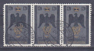 LIECHTENTEIN - 314 Obli (bande De 3) Cote 18 Euros Depart A 10% - Used Stamps