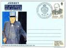 JERSEY FDC  AIR MAIL Letter 1974  Centenary CHURCHILL Unaddressed Perfect - Sir Winston Churchill