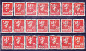 NORVEGE - Lot De 403 Timbres Obli à 1 Cts Le Timbre - Collezioni