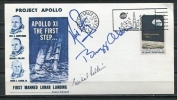 USA 1969 Card (Photo Copy) With Astronauts Signature Cancel Kennedy Space Center - Altri
