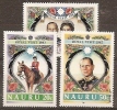 NAURU - 1982 Royal Visit. Scott 257-9. MNH ** - Nauru