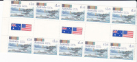 Australia 1992 AustralianUnder Fire, El Alamein , Gutter Strip MNH - Sheets, Plate Blocks &  Multiples