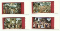 2001 - Vaticano 1231/34 Affreschi Cappella Sistina   +++++++ - Tableaux