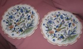 2 Assiette En Faience - Andere & Zonder Classificatie