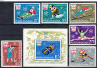 ROMANIA, 1976, 12th Winter Olympic Games, Innsbruck; MNH (**), Sc. 2596-2601, 2602 - Hiver 1976: Innsbruck