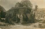 Agriculture , Carte Photo Batteuse En Gros Plan - Tracteurs