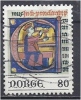 NORWAY 1977 Miniatures From The Bible Of Aslak Bolt - David With Bells 80 Ore FU - Used Stamps