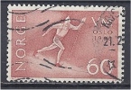 NORWAY 1966 World Skiing Championships, Oslo Brown - 60ore FU - Oblitérés