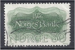 NORWAY 1966 150th Anniv Of Bank Of Norway - Guilloche Pattern Green - 30ore FU - Oblitérés