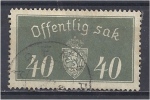 NORWAY 1933 Official - 40ore  Grey  FU - Dienstmarken