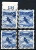 1936  Chutes Du Rhin, 4 X  295 ** - Unused Stamps