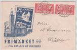 Sweden Stockholm 21-2-1943 Exhibition Cover With Cachet - Lettres & Documents