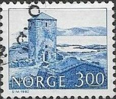 NORWAY 1977 Buildings - 3k  Selje Monastery Ruins  FU - Used Stamps