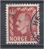 NORWAY 1950 King Haakon VII - 35ore  Red  FU - Gebraucht