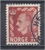NORWAY 1950 King Haakon VII - 35ore  Red  FU - Oblitérés