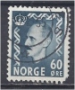 NORWAY 1950 King Haakon VII - 60ore Blue  FU - Used Stamps