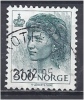 NORWAY 1992 Queen Sonja - 3k Green, Deep Green And Turquoise FU - Used Stamps