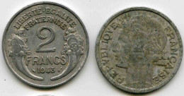 France 2 Francs 1948 GAD 538b KM 886a.1 - 2 Francs