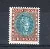 ITALIA / ITALY --MARCA DA BOLLO L.15000-- 1/2 FACCIALE -- MINERVA - Fiscaux