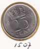 @Y@  Nederland  25 Cent Juliana  1966  Unc    (1507) - 1948-1980: Juliana