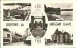 SOUVENIR DE JARGEAU Vue Aérienne, Camping... Daguin Au Verso - Jargeau