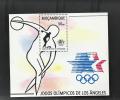 MOZAMBIQUE 1984 Olympic Games LOS ANGELES 1984  Discobolos   DISCUS DISCOBOLE DISCOBOL 1 Value - Summer 1984: Los Angeles