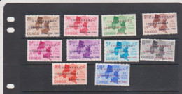 Congo Democratic Republic. (Belgium) Scott #  371-80 MNH  Catalogue $17.50 - Otros & Sin Clasificación