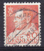 Greenland 1963 Mi. 57     80 (Ø) King König Frederik IX. (Cz. Slania) - Used Stamps