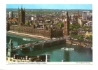 Cp, Angleterre, Londres, The Houses Of Parliament And The River Thames,voyagée 1988 - Houses Of Parliament