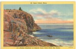 USA, Mt. Desert Island, Maine, Unused Linen Postcard [P8195] - Other & Unclassified