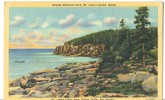 USA, Acadia National Park, Mt. Desert Island, Maine, Unused Linen Postcard [P8196] - Other & Unclassified