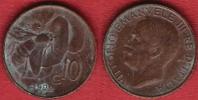 (I20) 10 Centesimi 1922 - 1900-1946 : Victor Emmanuel III & Umberto II